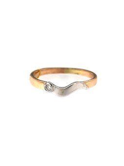 Rose gold ring with diamond DRBR06-18