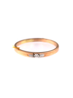 Rose gold ring with diamond DRBR06-19