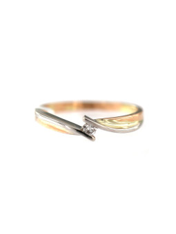 Rose gold ring with diamond DRBR11-01
