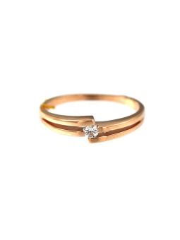 Rose gold ring with diamond DRBR11-03