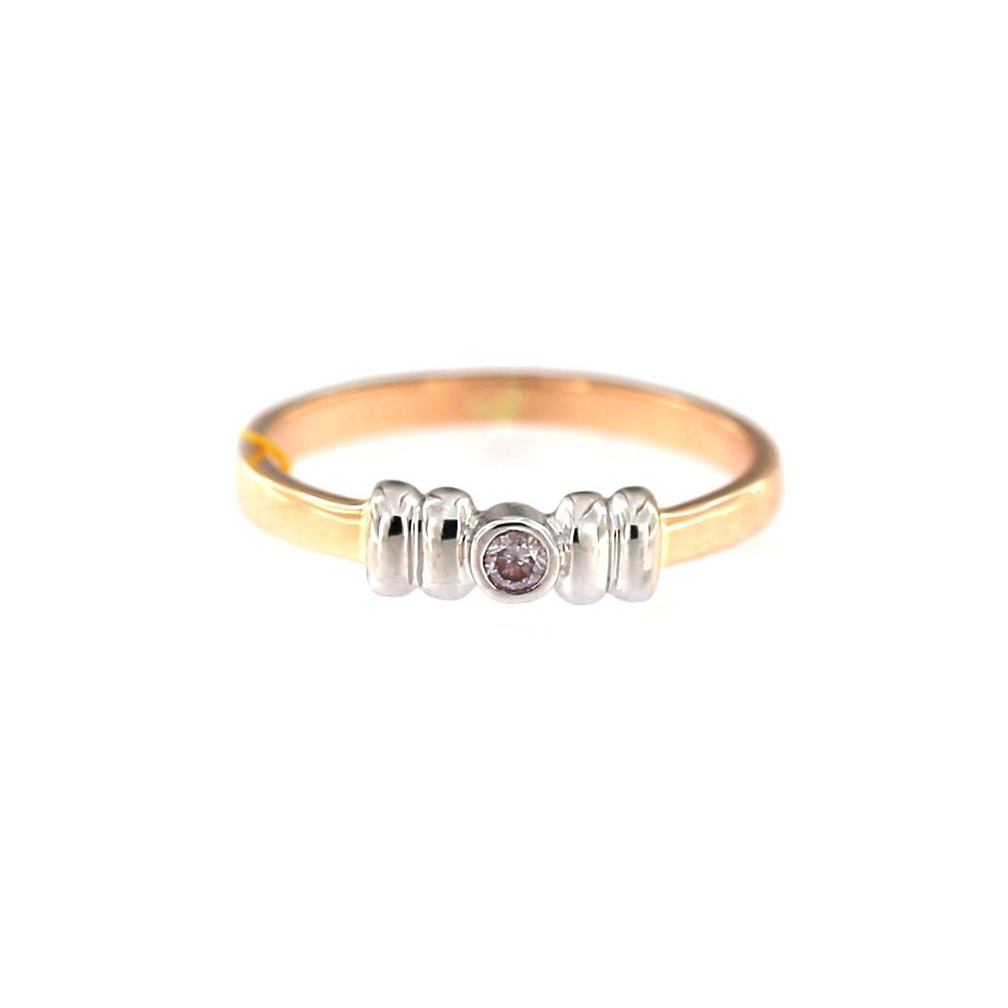 Rose gold ring with diamond DRBR09-05