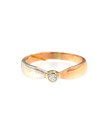Rose gold ring with diamond DRBR09-07