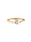 Rose gold ring with diamond DRBR11-02