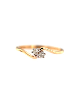 Rose gold ring with diamond DRBR01