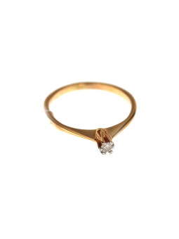 Rose gold ring with diamond DRBR03