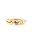 Rose gold ring with diamond DRBR13
