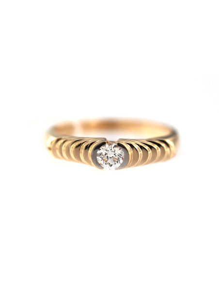 Rose gold ring with diamond DRBR12-29