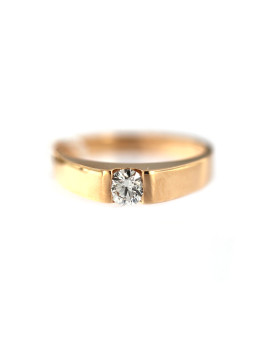 Rose gold ring with diamond DRBR16