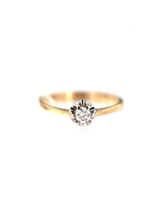Rose gold ring with diamond DRBR18