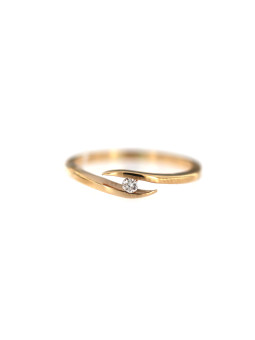 Rose gold ring with diamond DRBR11-09