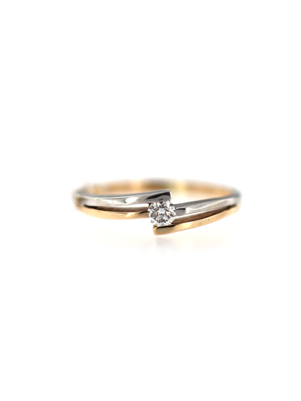 Rose gold ring with diamond DRBR21