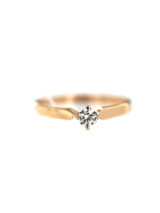 Rose gold ring with diamond DRBR26