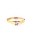 Rose gold ring with diamond DRBR29