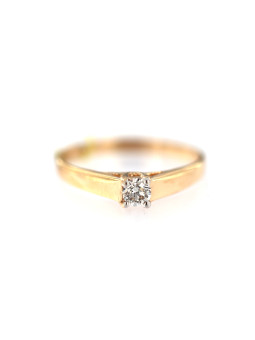 Rose gold ring with diamond DRBR29