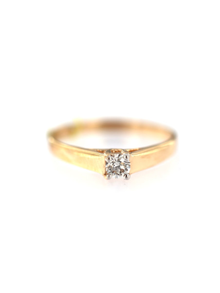 Rose gold ring with diamond DRBR01-23