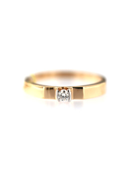 Rose gold ring with diamond DRBR30
