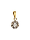 Yellow gold pendant with diamond AGBR07-01