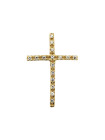 Yellow gold cross pendant AGK06-07 