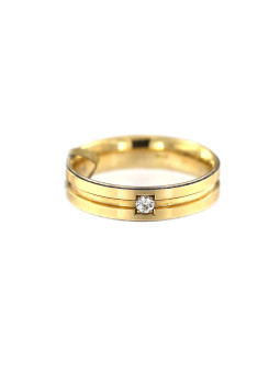 Yellow gold wedding ring VEST38