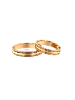 Rose gold wedding ring VEST54