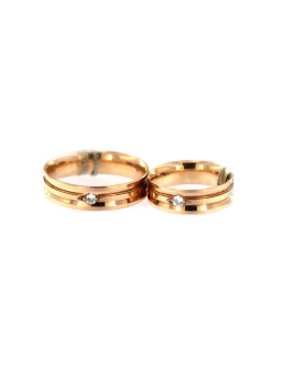 Rose gold wedding ring VEST60