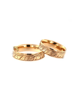 Rose gold wedding ring VEST66