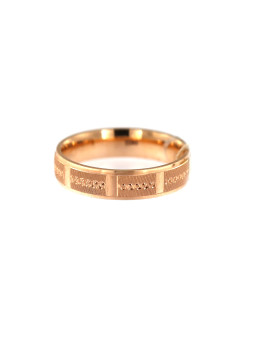 Rose gold wedding ring VEST77