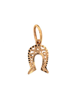 Rose gold horseshoe pendant ARP07