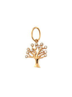 Rose gold tree of life charm ART03-01