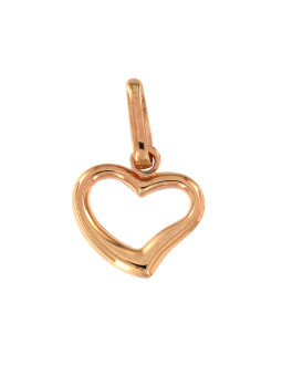 Rose gold heart pendant ARS01-26