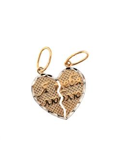 Rose gold heart pendant ARS01-28