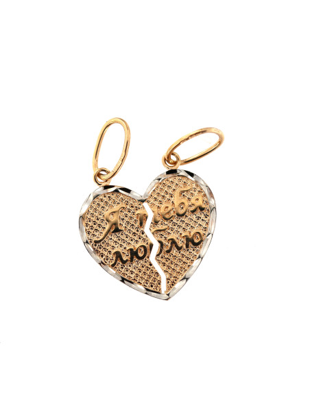 Rose gold heart pendant ARS01-28