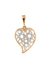 Rose gold heart pendant ARS01-30