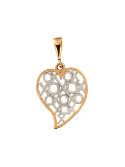 Rose gold heart pendant ARS01-30