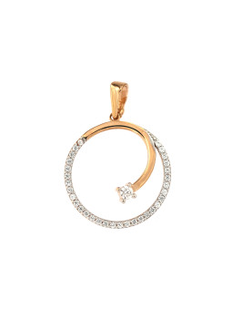 Auksinis pakabukas su cirkoniais ARBL02-22