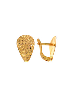 Yellow gold earrings BGA02-03-01-1