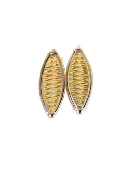 Yellow gold earrings BGA02-04-01