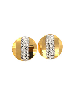 Yellow gold earrings BGA02-04-01
