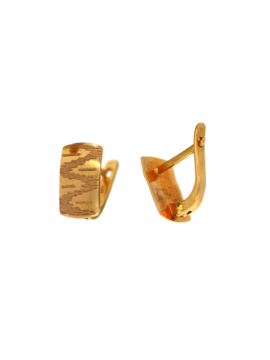 Yellow gold earrings BGA02-06-02