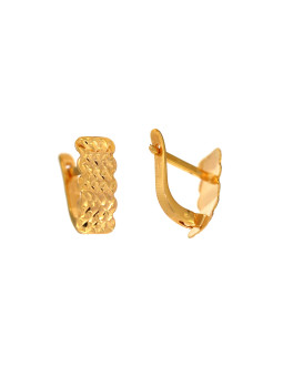 Yellow gold earrings BGA02-06-03