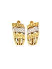 Yellow gold earrings BGA02-07-01
