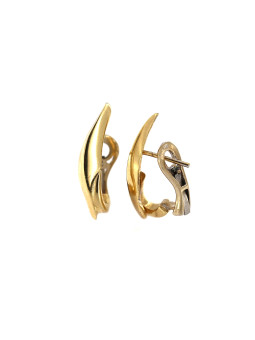 Yellow gold earrings BGA02-09-04