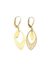 Yellow gold drop earrings BGA04-02-01