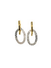 Yellow gold drop earrings BGA04-04-05