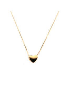 Rose gold pendant necklace CPR10-04