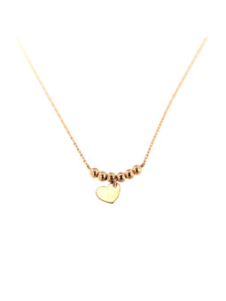 Rose gold pendant necklace CPR10-06