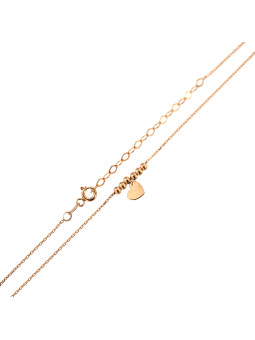 Rose gold pendant necklace CPR10-06