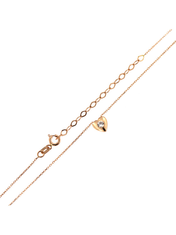 Rose gold pendant necklace CPR10-08