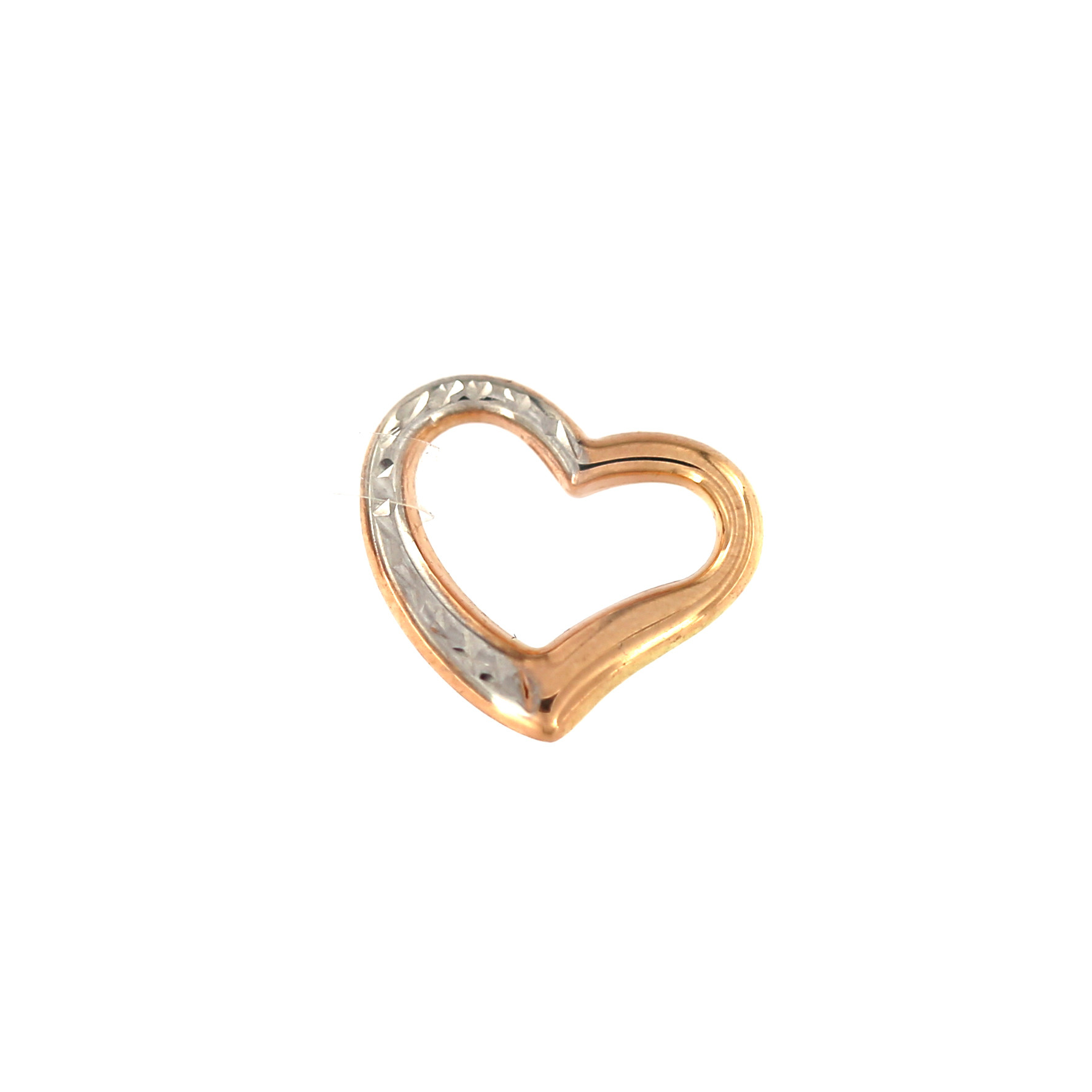 Rose gold heart pendant ARS01-24