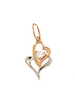 Rose gold heart pendant ARS02-12-1